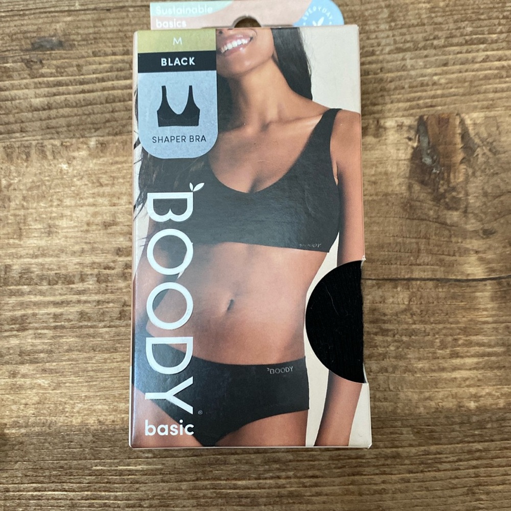 Body basic shaper crop bra medium black
